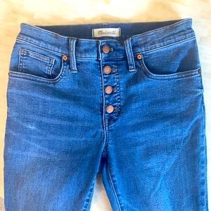 Madewell 9” Mid-Rise Skinny Crop Jeans | Size 28